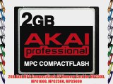 2GB Akai MPC CompactFlash CF Memory Card for MPC500 MPC1000 MPC2500 MPC5000