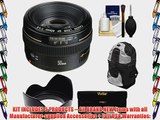 Canon EF 50mm f/1.4 USM Lens with Backpack Case   3 UV/CPL/ND8 Filters   Lens Hood   Cleaning