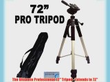 Professional PRO 72-inch Super Strong Tripod With Deluxe Soft Carrying Case For The Nikon D5000