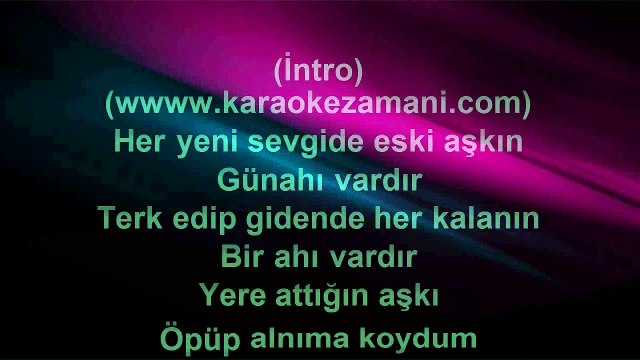 Alişan - Benim Aşkım - (2012) TÜRKÇE KARAOKE