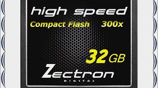 Zectron 32GB Professional CF Compact Flash Memory Card High Speed Memory Card for Nikon D1