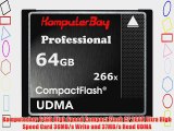 Komputerbay 64GB High Speed Compact Flash CF 266X Ultra High Speed Card 36MB/s Write and 37MB/s