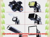 Neewer 6 in 1 Flash Speedlite Accessories Kit Softbox   Reflector   Honey comb   Color Filters