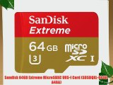 Sandisk 64GB Extreme MicroSDXC UHS-I Card (SDSDQXL-064G-A46A)