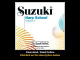 Download Suzuki Harp School Volume CD Suzuki Method Core Materials By Alfred Publishing Staff PDF