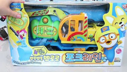 뽀로로 포크레인 타요 폴리 또봇 카봇 장난감 Tayo the Little Bus мультфильмы про машинки Игрушки Pororo Excavators Toys