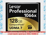 Lexar Professional 1066x 128GB VPG-65 CompactFlash card (Up to 160MB/s Read) w/Free Image Rescue