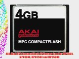 4GB Akai MPC CompactFlash CF Memory Card for MPC500 MPC1000 MPC2500 and MPC5000