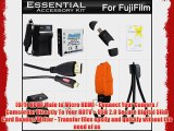 Must Have Accessory Kit For Fuji Fujifilm FinePix XP200 XP170 XP150 XP100 Waterproof Digital