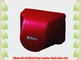 Nikon CB-N2000SE Red Leather Body Case Set