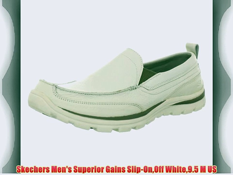 Skechers Men's Superior Gains Slip-OnOff White9.5 M US