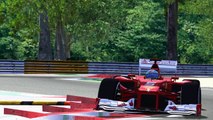 rFactor F1 2012 Fernando Alonso Onboard at Monza in Ferrari F2012 HD