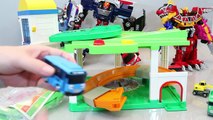 타요 꼬마버스 주차장놀이 또봇 카봇 뽀로로 폴리 장난감 мультфильмы про машинки Поли Игрушки Tayo the Little Bus Car Toys