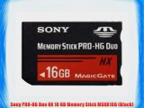 Sony PRO-HG Duo HX 16 GB Memory Stick MSHX16G (Black)