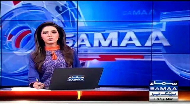 Khawaja Saad Rafique Media Talk After Meeting MQM Leaders Over Nine Zero Raid - 27th March 2015