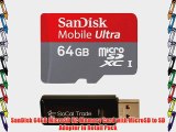 64GB SanDisk MicroSD HC XC MicroSDXC Class 10 Memory Card 64G (64 Gigabyte) for HTC Droid DNA