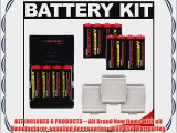 (12) Precision Design (4 Pack) 2900mAh AA NiMH Rechargeable Batteries