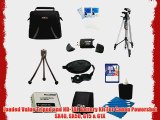 Loaded Value Tripod and NB-10L Battery Kit For Canon Powershot SX40 SX50 G15