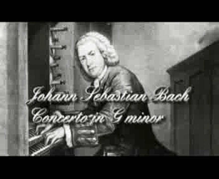Johann Sebastian Bach  - Violin Concerto in G minor