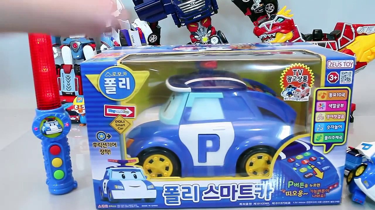 폴리 스마트카 뽀로로 타요 카봇 또봇 장난감 мультфильмы про машинк...
