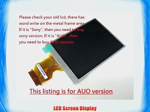 LCD Screen Display For SONY DSLR a200 a300 a350 a-200 a-300 a-350 AUO version ~ DIGITAL CAMERA