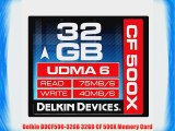 Delkin DDCF500-32GB 32GB CF 500X Memory Card