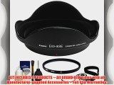 Canon EW-83E Lens Hood   77mm UV Glass Filter   Precision Design 6-Piece Deluxe Cleaning Kit
