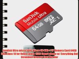 Sandisk Ultra micro SDXC Micro SD UHS-1 TF Memory Card 64GB 64G Class 10 for Nokia Lumia 1520
