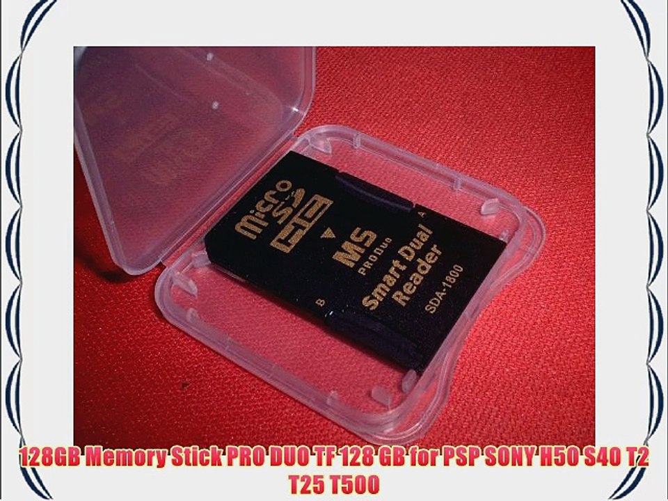 128GB Memory Stick PRO DUO TF 128 GB for PSP SONY H50 S40 T2 T25 T500