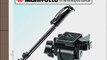 Manfrotto 679B Monopod Bundle With Manfrotto 234RC Top-Swivel 90 Degree Tilt Monopod Head with