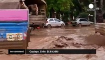 Chile chaos after heavy rains cause floods