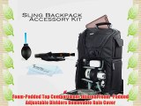 Vivitar Professional Photo / DSLR / Laptop / Accessories Sling Backpack Case For Nikon Df D7200
