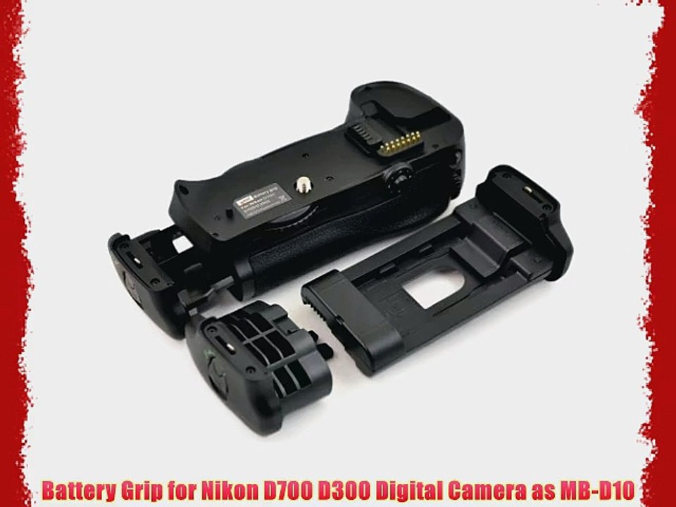 DSTE Battery Holder Pack Grip MB-D10 For Nikon D700 D300