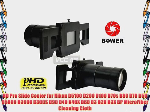 HD Pro Slide Copier for Nikon D5100 D200 D100 D70s D80 D70 D50 D5000 D3000 D300S D90 D40 D40X