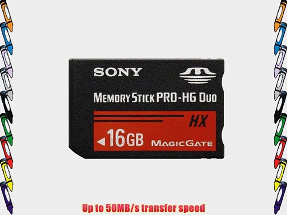 Sony 16GB MS PRO-HG DUO HX High Speed Memory Stick (MSHX16B/MN)