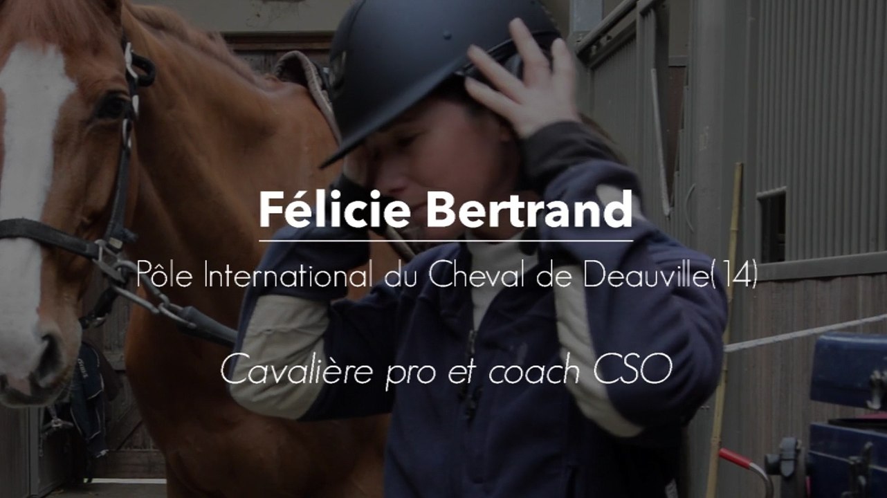 Félicie Bertrand, cavalière partenaire horseCom