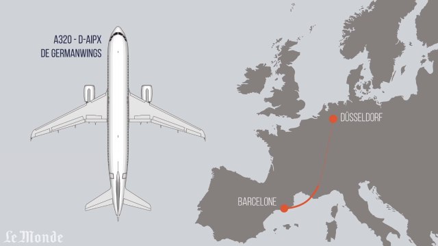 Comprendre le déroulement du vol de l'A320 de Germanwings en 2 minutes