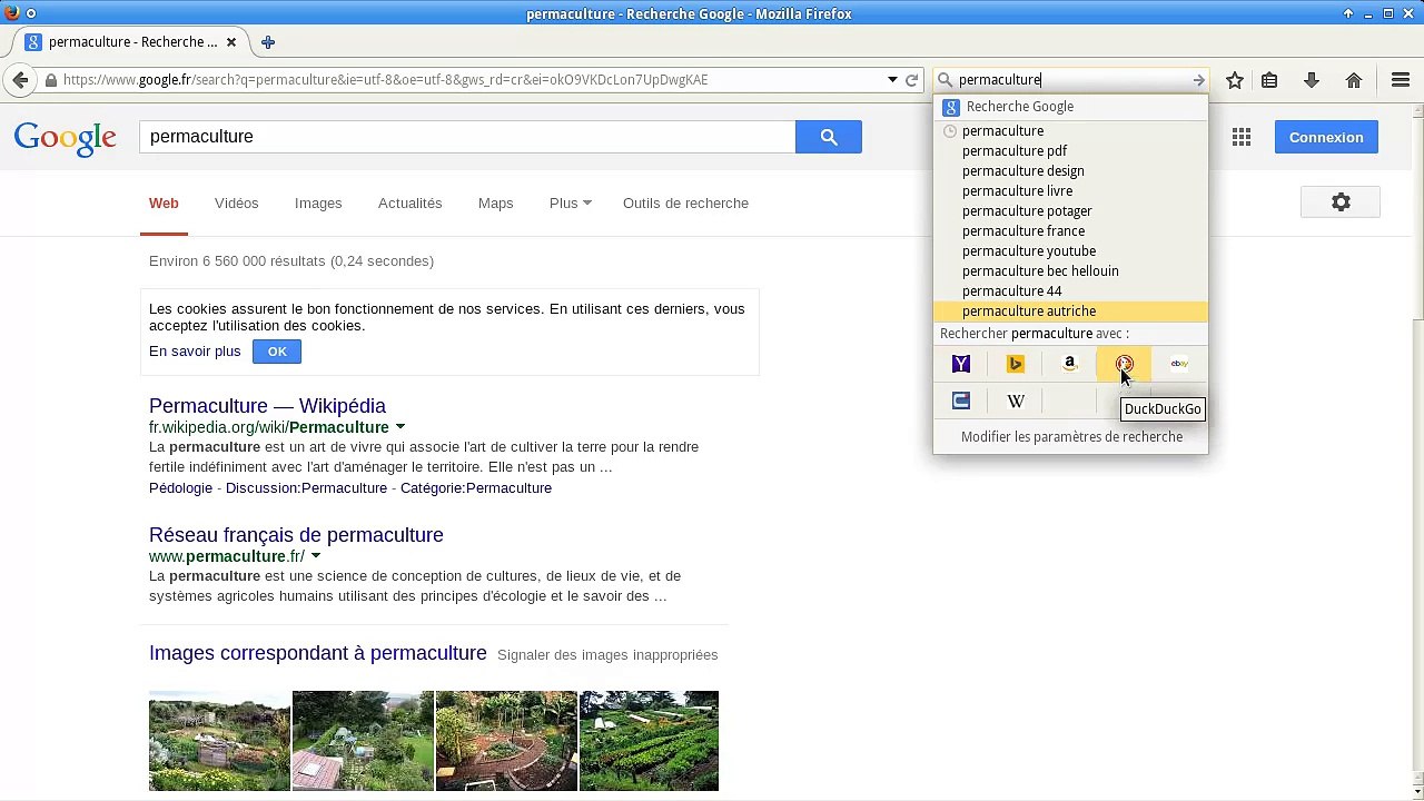 Firefox : changez de moteur de recherche