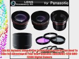 58mm Fisheye All In Lens Kit For Panasonic Lumix DMC-FZ60 DMC-FZ60K Digital Camera Includes