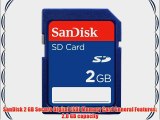 SanDisk 2GB Secure Digital (SD) Memory Card