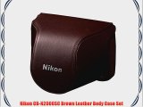 Nikon CB-N2000SC Brown Leather Body Case Set