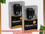 Aputure Trigmaster Plus Kit 2.4GHz Radio Remote Flash Trigger and Shutter Cable Release fits