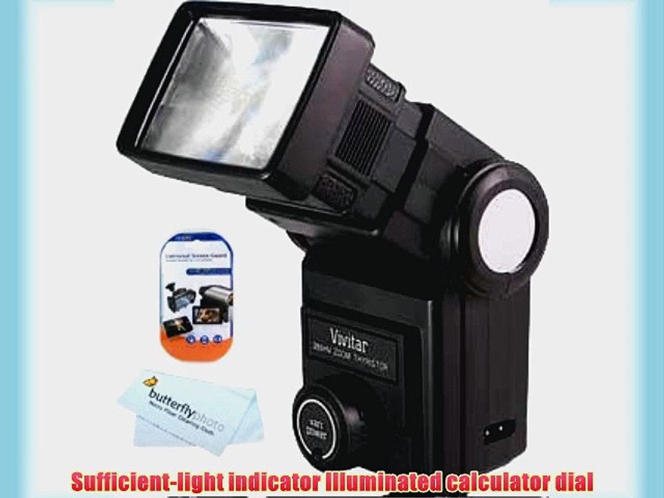 Vivitar 285HV Flash for Nikon D3200 D800 D800E D7000 D5100 D3100 D3000