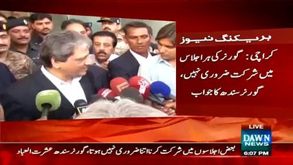 The Rumors Of My Resignation Are Baseless-- Governor Sindh Ishrat-ul-Ebad