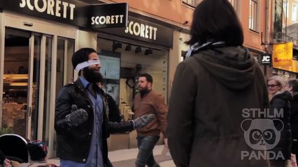 Blind Muslim Trust Experiment In Europe Watch Reaction Of People