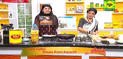 Handi Recipe with Zubaida Tariq - 26th March 2015