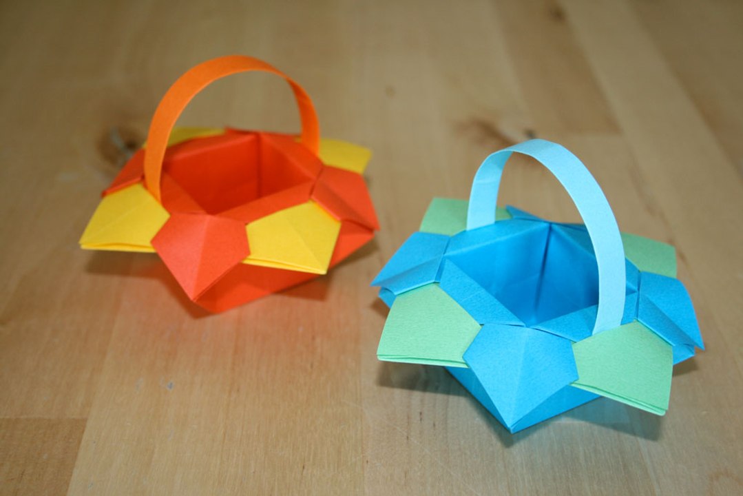 Origami - Etoile de shanghaï & panier étoilé - Vidéo Dailymotion