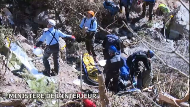 Les premières images au sol du site du crash de l'A320 de Germanwings