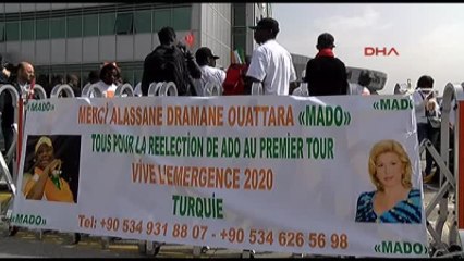 Fildişi Sahili Cumhurbaşkanı'na Özel Karşılama