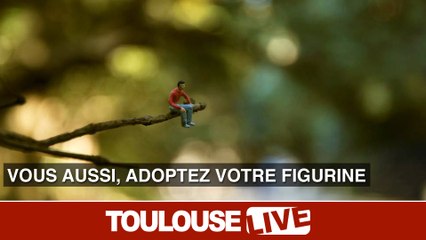 Des figurines miniatures cachées dans la ville